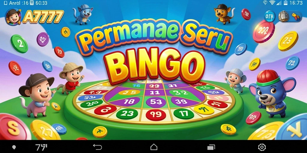 Screenshot gameplay A7777 yang menarik saat bermain Bingo.