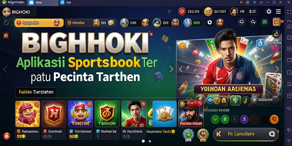 Screenshot BIGHOKI menampilkan momen taruhan olahraga yang mendebarkan.