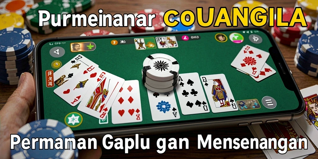 Screenshot game CUANGILA menampilkan suasana seru permainan Gaple.