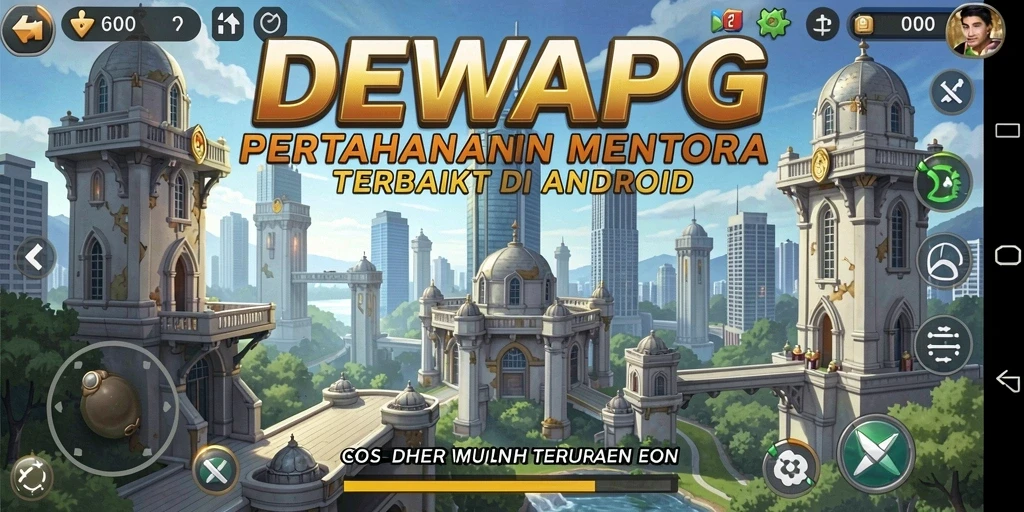Gameplay seru dengan menara strategis di DEWAPG.
