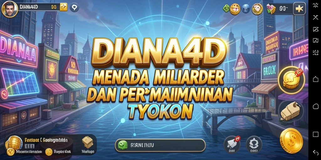 Tampilan gameplay DIANA4D yang penuh strategi dan keseruan.