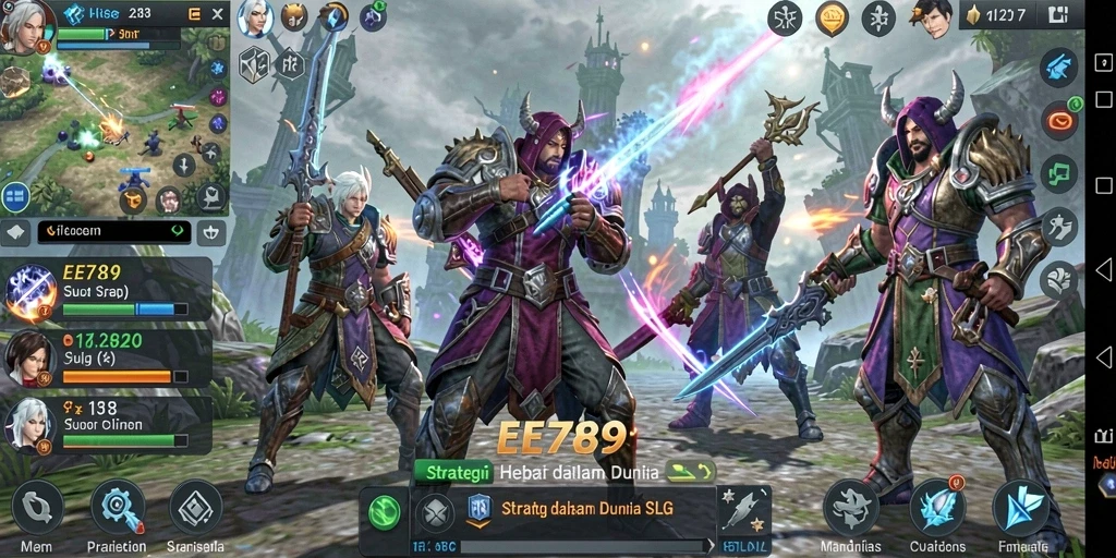 Tampilan gameplay EE789 yang mendebarkan dan strategis.