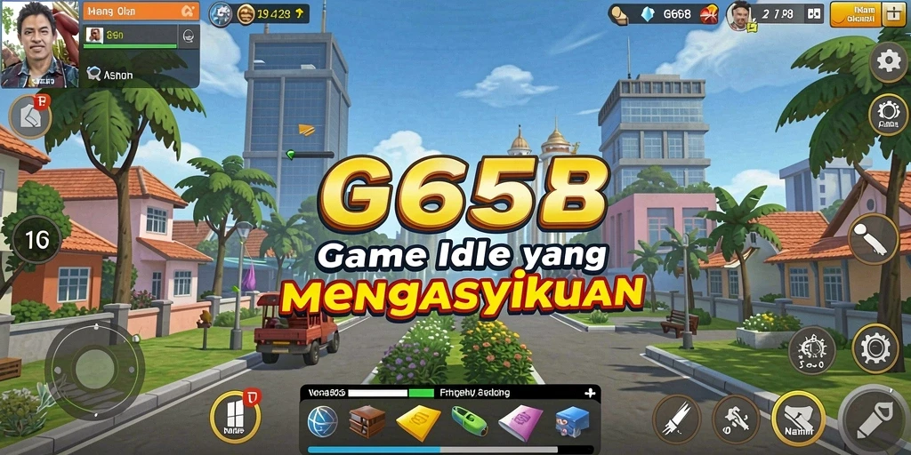 Tangkapan layar utama G668 menunjukkan gameplay santai yang mengasyikkan.