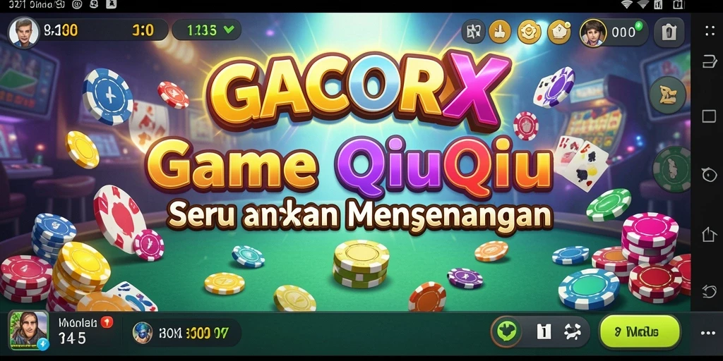 Tampilan gameplay QiuQiu yang menarik di GACORX.
