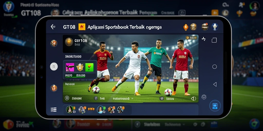 Screenshot gameplay di GT108 menampilkan taruhan olahraga yang menarik.