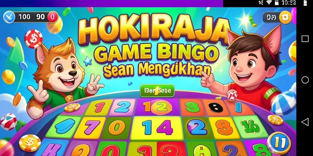 Tangkapan layar HOKIRAJA menampilkan suasana permainan Bingo yang seru dan interaktif.