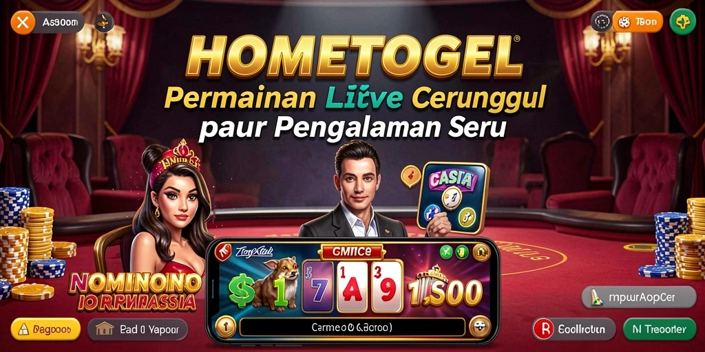 Tampilan gameplay <strong>HOMETOGEL</strong> yang mendebarkan dan interaktif.