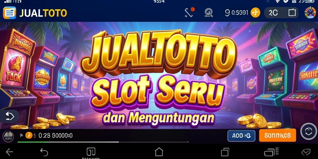 Gameplay seru dan menarik di aplikasi JUALTOTO.