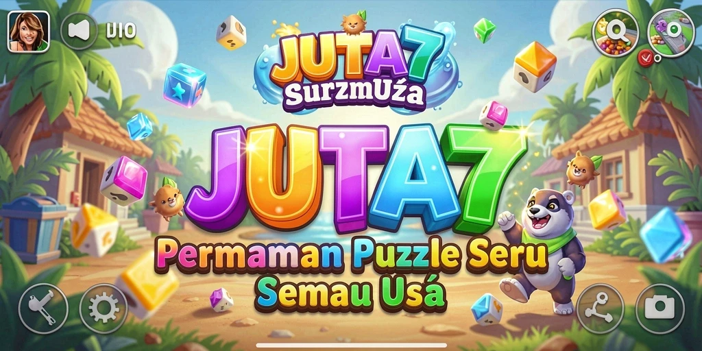 Tampilan gameplay <strong>JUTA7</strong> dengan tantangan puzzle yang menarik.