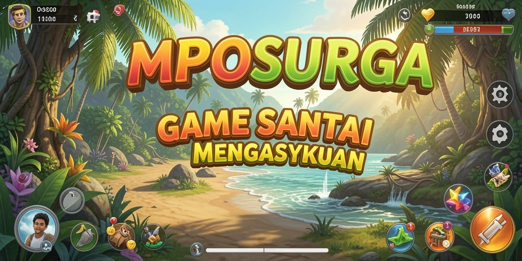 Screenshot MPOSURGA menampilkan gameplay yang seru dan penuh warna.