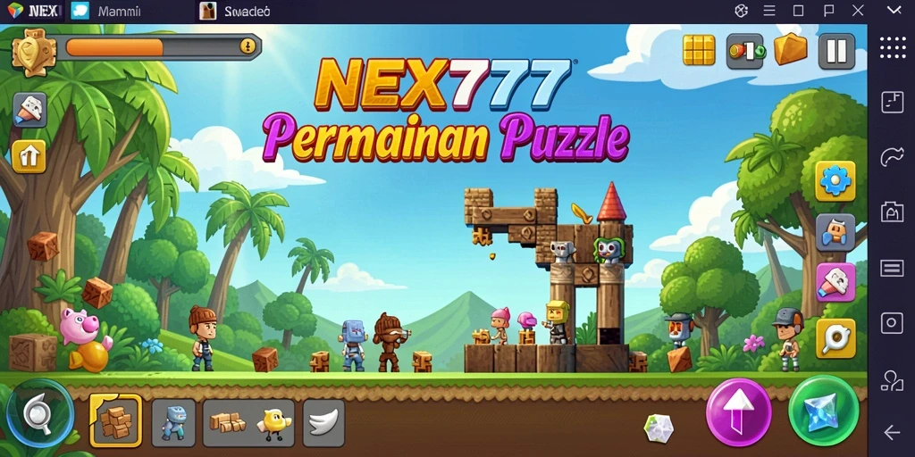 Tampilan gameplay seru NEX777 dalam tantangan puzzle.