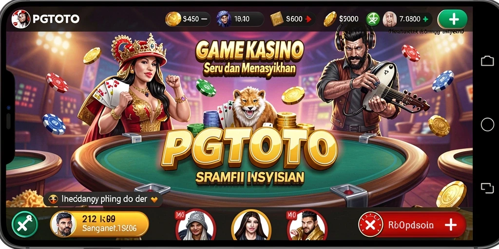 Tampilan menarik dari gameplay PGTOTO yang seru di Kasino.