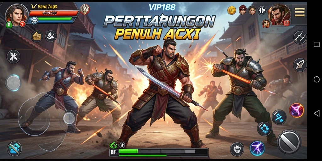 Tampilan mendebarkan dari pertarungan seru dalam VIP188.
